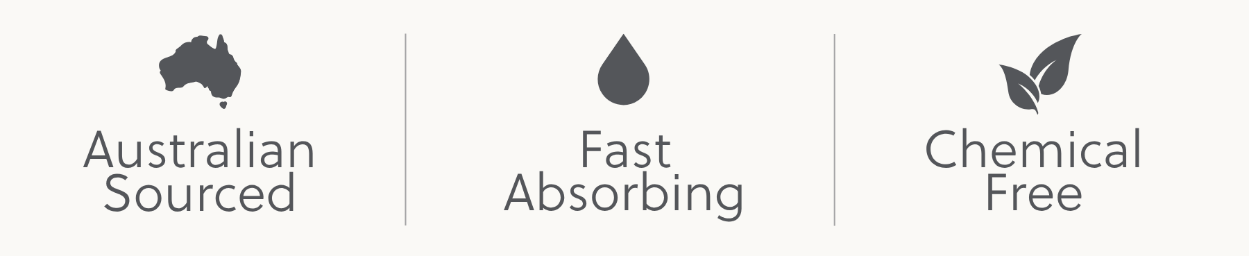 Australian Sourced, Fast Absorbing & Chemical Free 