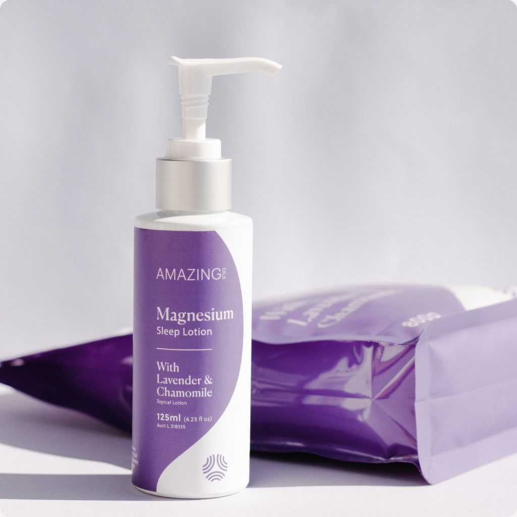 Magnesium sleep bundle lifestyle lotion