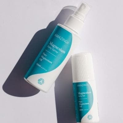 amazing oils magnesium oil daily range flatlay